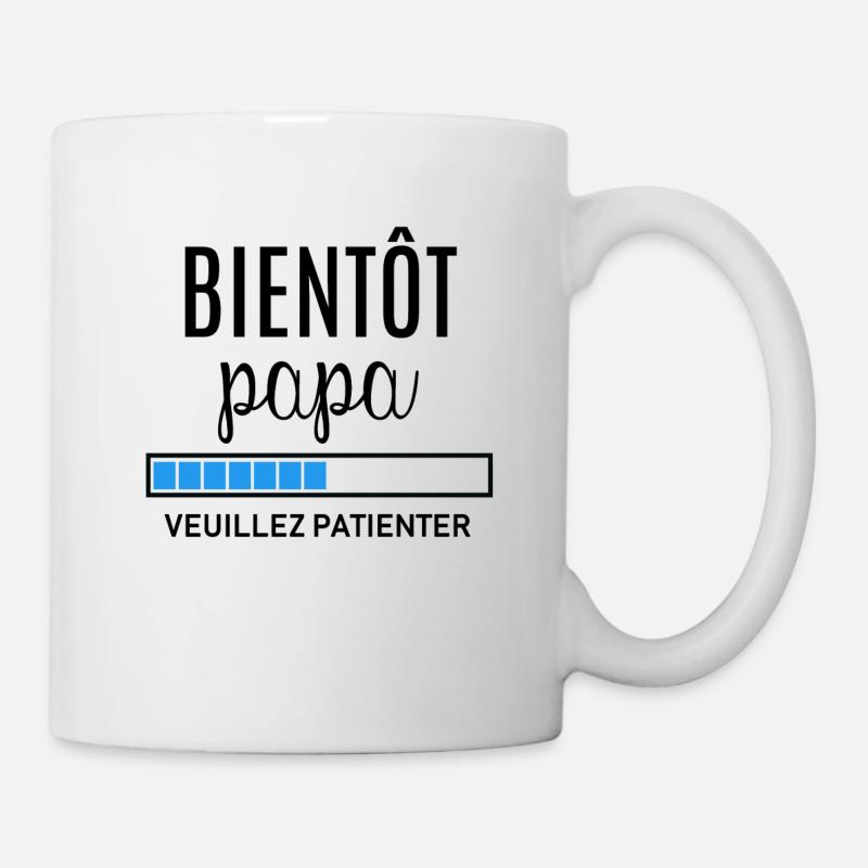 Bientôt papa - Mug blanc - blanc