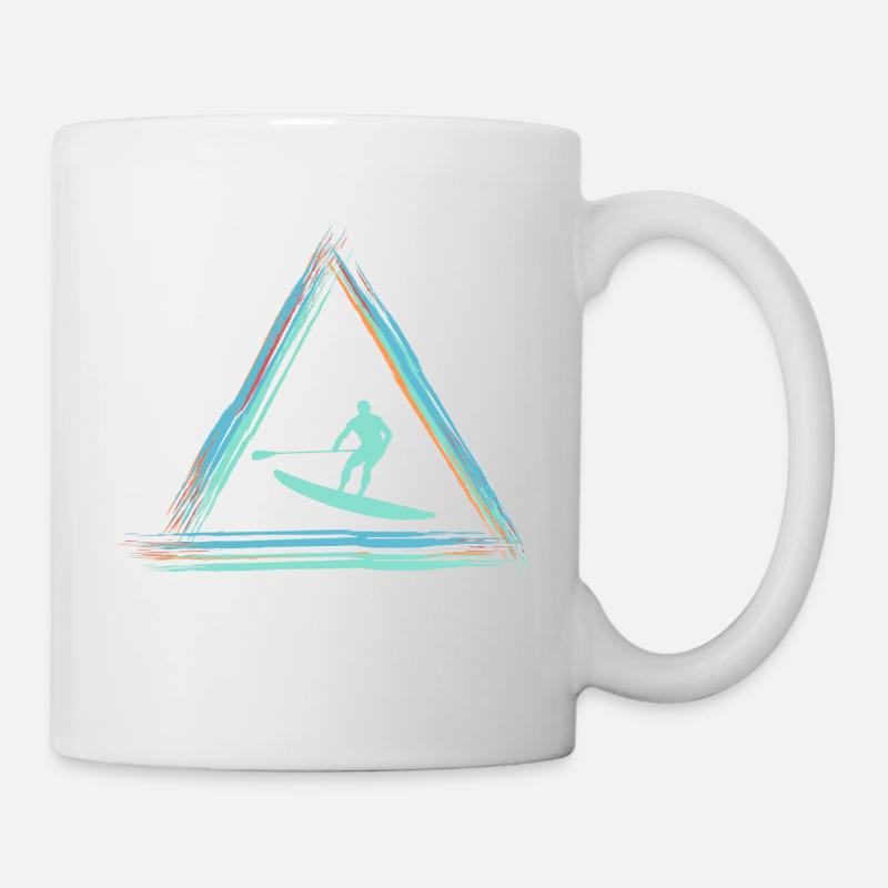 Stand Up Paddle - Tasse - Weiß