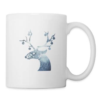 renne - Mug blanc - blanc - Droite