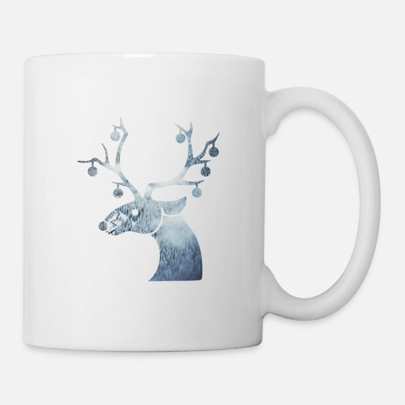 Rentier - Tasse - Weiß