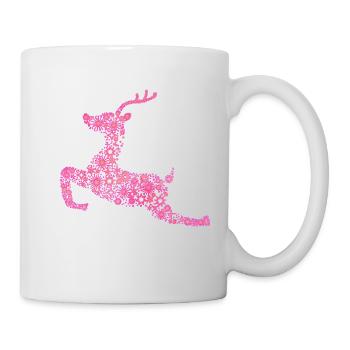 Christmas Pink Girlie Women Girl Gift - Mug - white - Right
