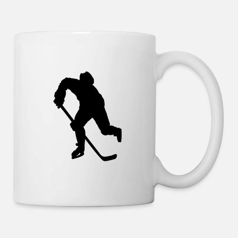 Hockey sur glace - Mug blanc - blanc