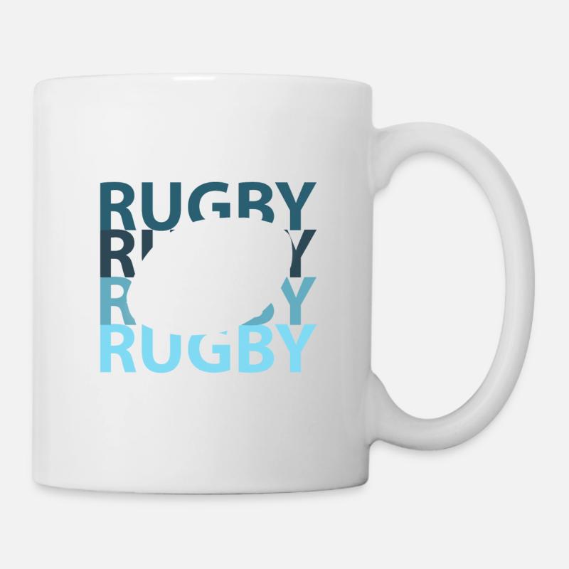 rugby - Mug blanc - blanc