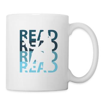 Reading book - Mug - white - Right