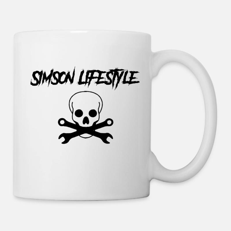 Simson Lifestyle - Tasse - Weiß