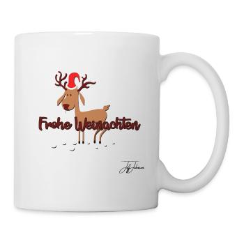 Weihnacht Weihnachten Weihnacht Weihnachten X-Mas - Tasse - Weiß - Rechts