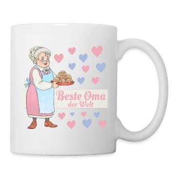 Best grandma in the world - Mug - white - Right