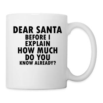 Merry Christmas - Tasse - Weiß - Rechts