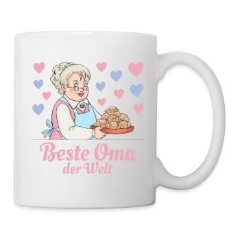Best grandma in the world - Mug - white - Right