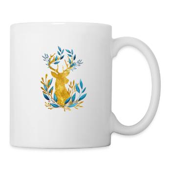 Golden deer - Mug - white - Right