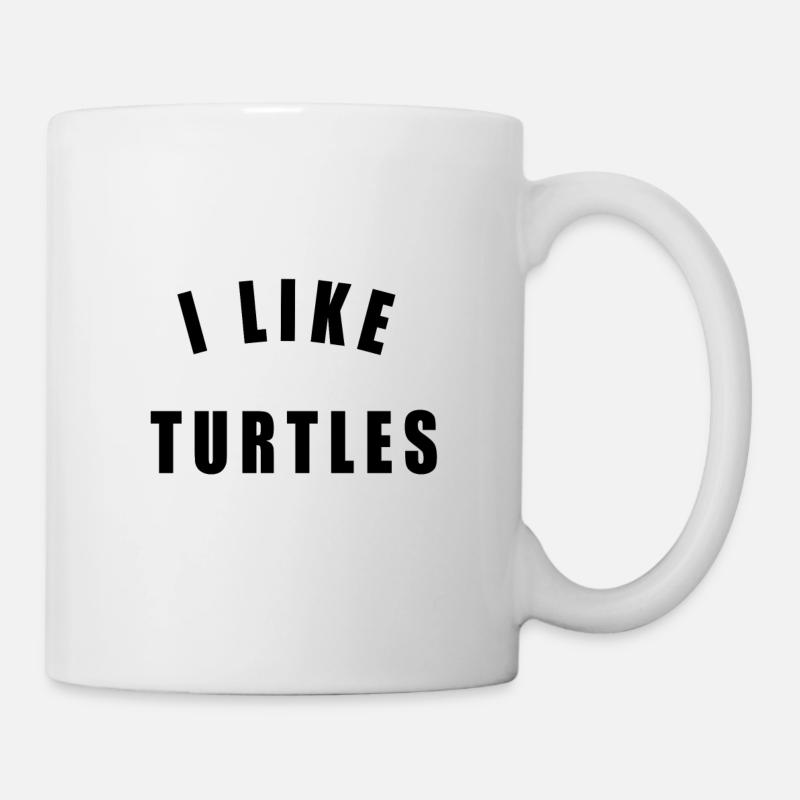 ICH MAG SCHILDKRÖTEN! GESCHENKIDEE - Tasse - Weiß