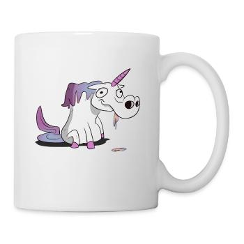 Unicorn / Unicorn - drooling doofy - Mug - white - Right