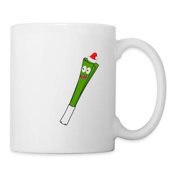 Fröhlichen Nikolauch - Tasse - Weiß - Rechts