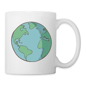 Planète Terre - Mug blanc - blanc - Droite