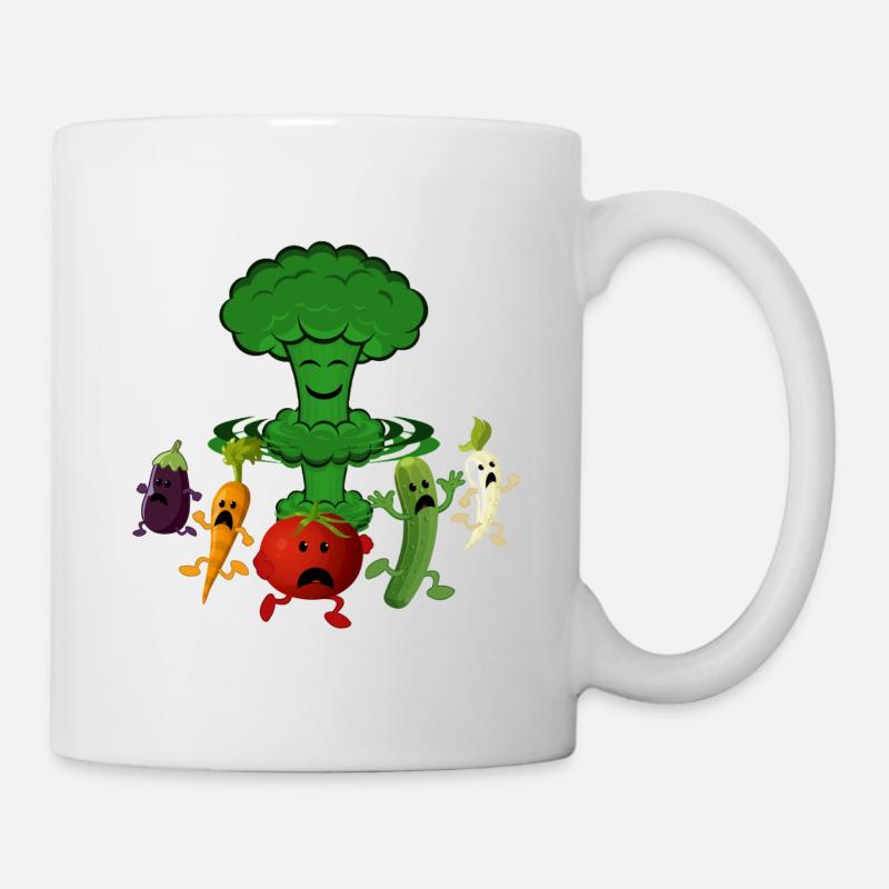 Brocoli super nourriture - Mug blanc - blanc