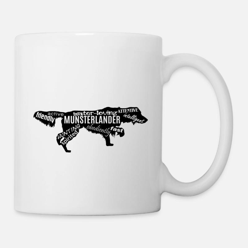 Münsterländer Jagdhund - Tasse - Weiß