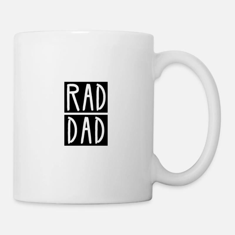 RAD DAD - Tasse - Weiß