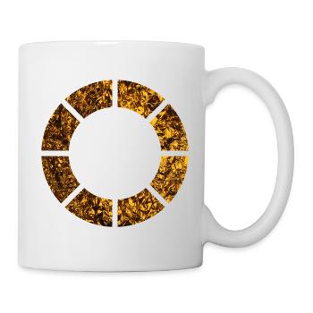 CIRCLES KREISE GOLD 14 - Tasse - Weiß - Rechts