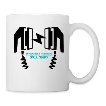 Defibrillator toasting Humans since 1990 - Tasse - Weiß - Rechts