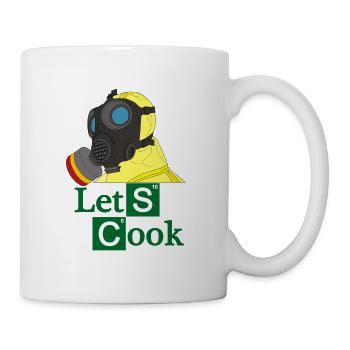 Bad Meth Gas Mask Breaking Drugs Lets Cook Cooking - Mug - white - Right
