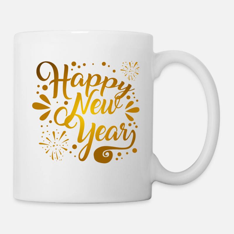 happy New Year - Mug - white