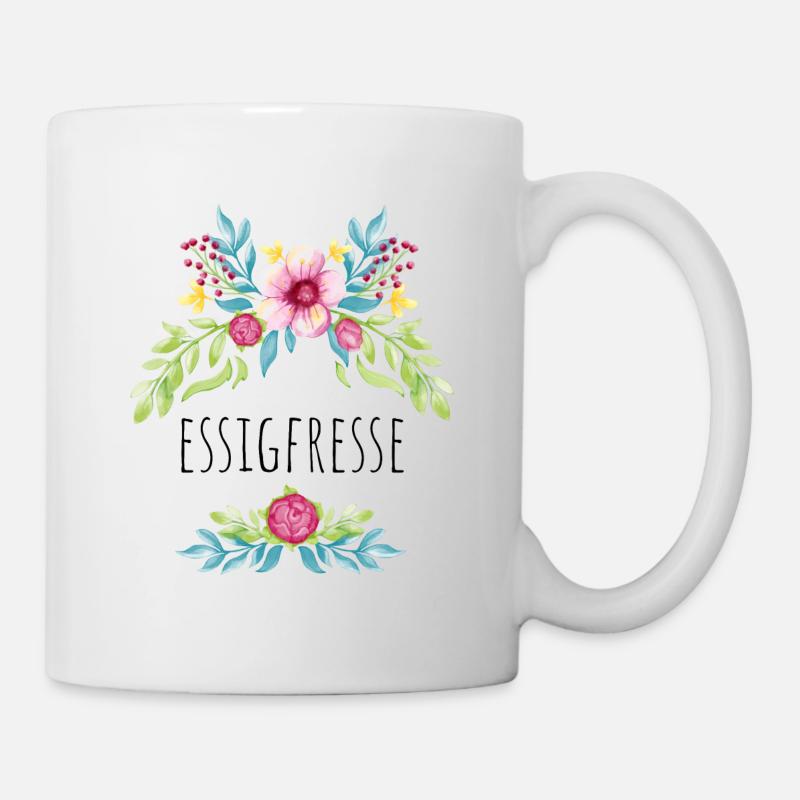 Essigfresse - Tasse - Weiß