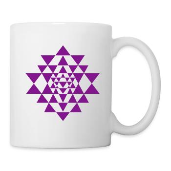 Sri Yantra 30 - Mug blanc - blanc - Droite
