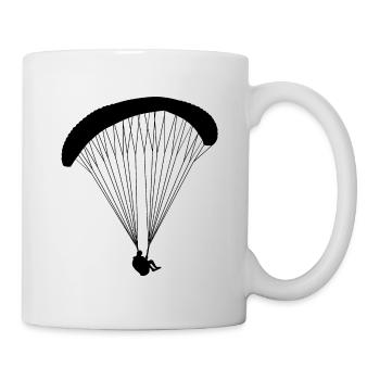 Gleitschirm - Tasse - Weiß - Rechts