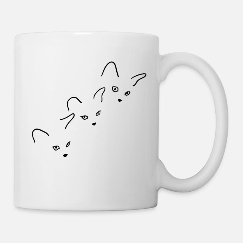 cats Katzen - Tasse - Weiß