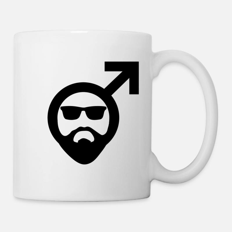 Männlich - Tasse - Weiß