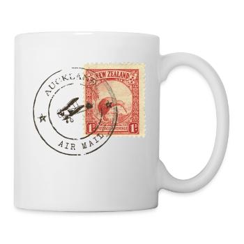 Kiwi stamp - Mug blanc - blanc - Droite