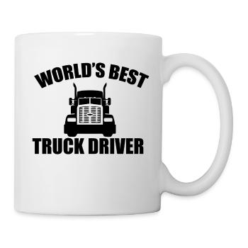 Conducteur de camion Conducteur de camion Idée cadeau de camionneur - Mug blanc - blanc - Droite