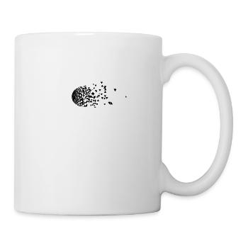 Dissolving circle - Mug - white - Right