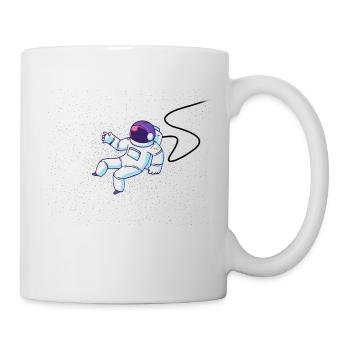 Weltraum-Astronaut - Tasse - Weiß - Rechts