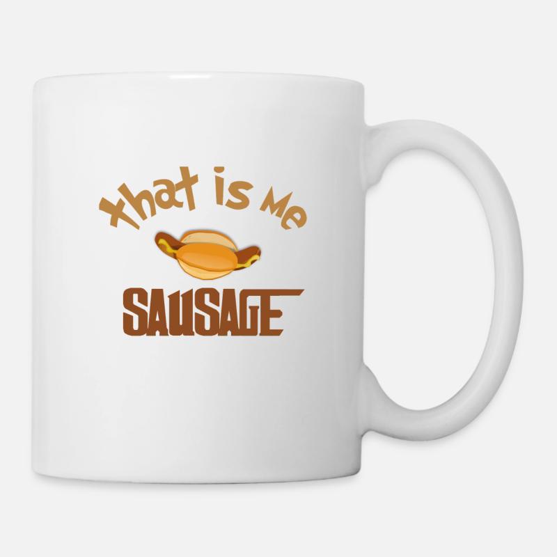 c'est moi la saucisse - Mug blanc - blanc