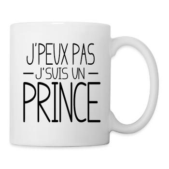 J'PEUX PAS J'SUIS UN PRINCE - Mug blanc - blanc - Droite