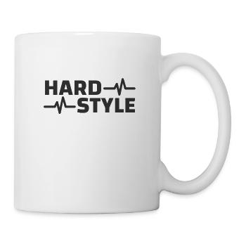 Hardstyle Merchandise Logo Waveform Geschenk - Tasse - Weiß - Rechts