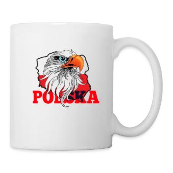 Poland, Eagle, Emblem, Map of Poland, Patriot - Mug - white - Right