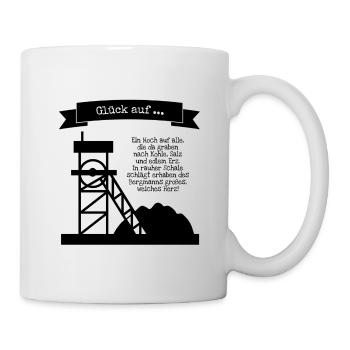 Bergmann disant chemise - Mug blanc - blanc - Droite
