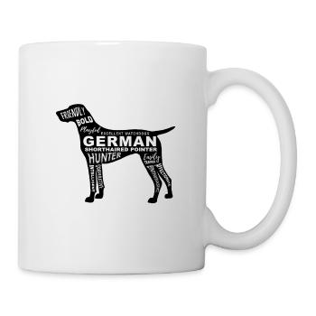 Deutsches Kurzhaar - Tasse - Weiß - Rechts
