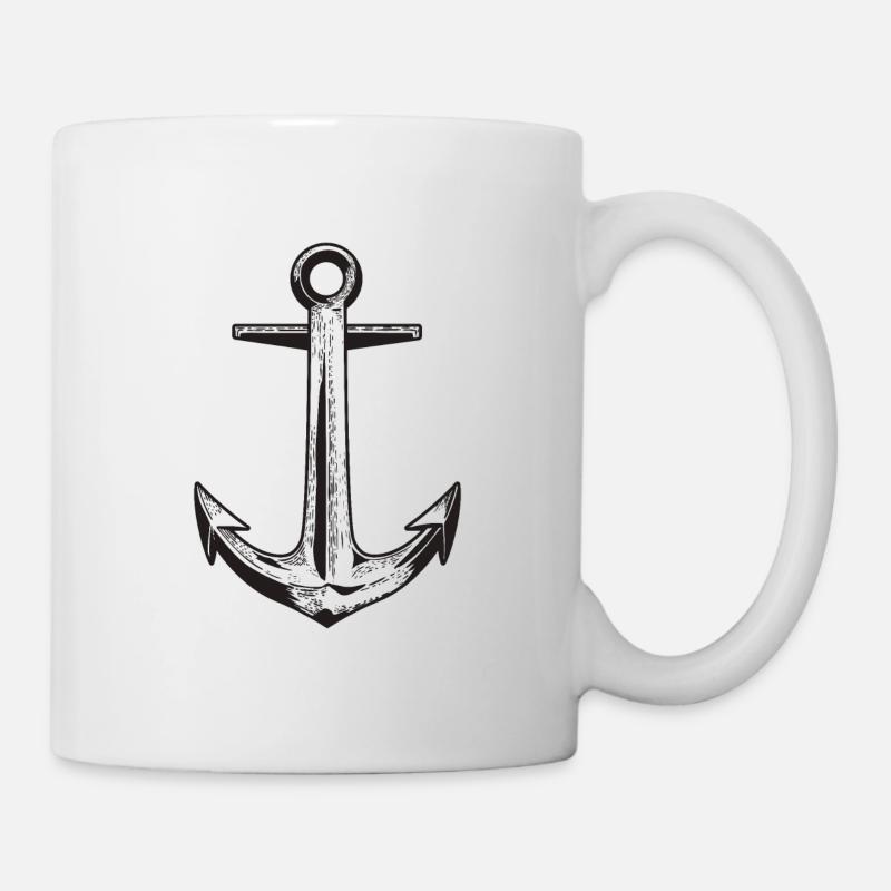 Ancre Haute Mer - Mug blanc - blanc