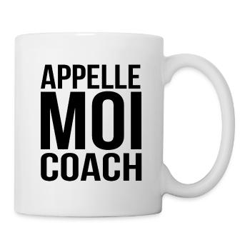 APPELLE MOI COACH - Mug blanc - blanc - Droite