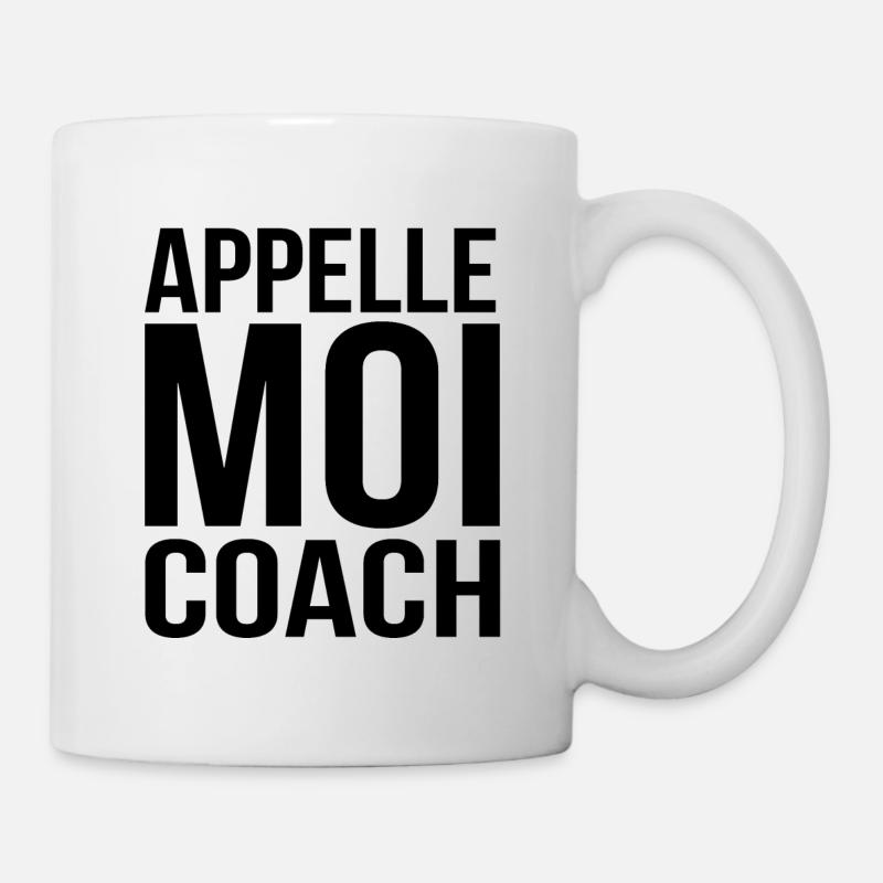 APPELLE MOI COACH - Mug blanc - blanc