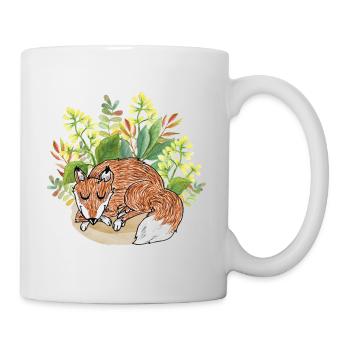 Good night fox - Mug - white - Right