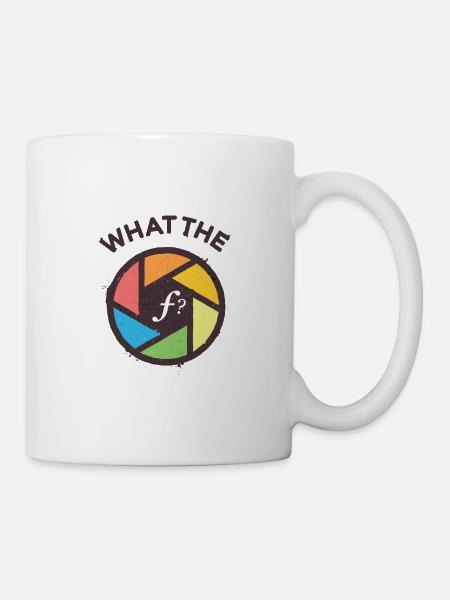 Was ist das F? - Tasse - Weiß