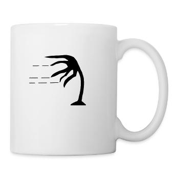 Attention le vent Peligro viento - Mug blanc - blanc - Droite