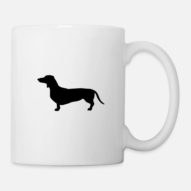 Dackel - Tasse - Weiß
