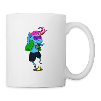 Unicorn fable fairy tale Colorful gift gift idea - Mug - white - Right