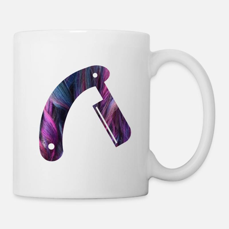 Barber Knife - Mug - white