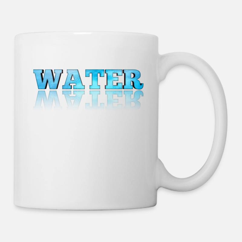 Water / water logo - Mug - white